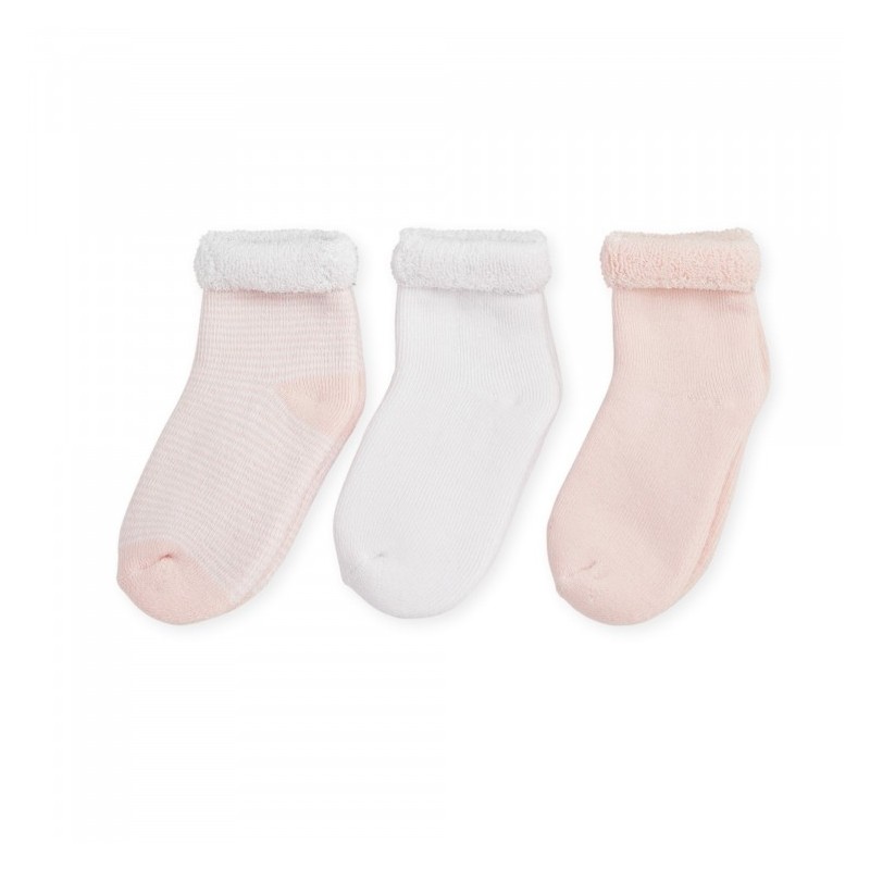 Lot De 3 Paire De Chaussettes Bebe Rose