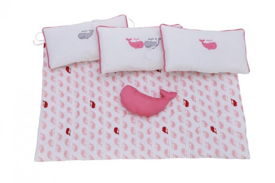 Parures De Lit Vetements Et Accessoires Linge De Lit Pour Bebes Baby Bedding Set 3pc Allround Pare Chocs Oreiller Couette Lit Bebe 1x60 Echelle Rose