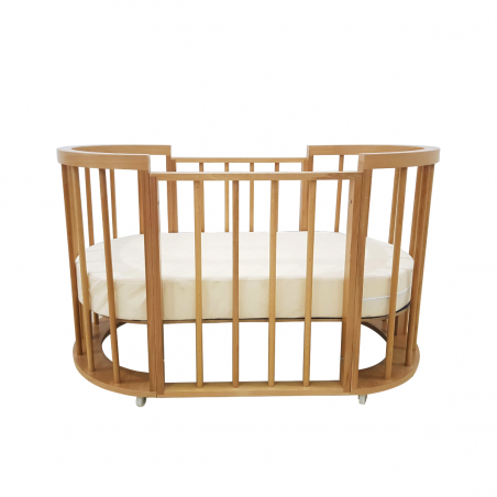 Lit Bebe Oval En Bois