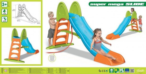 FEBER SUPER MEGA SLIDE WITH WATER