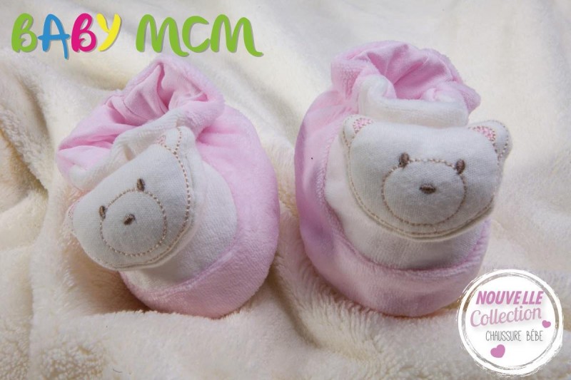 Chaussons Bebe Rose